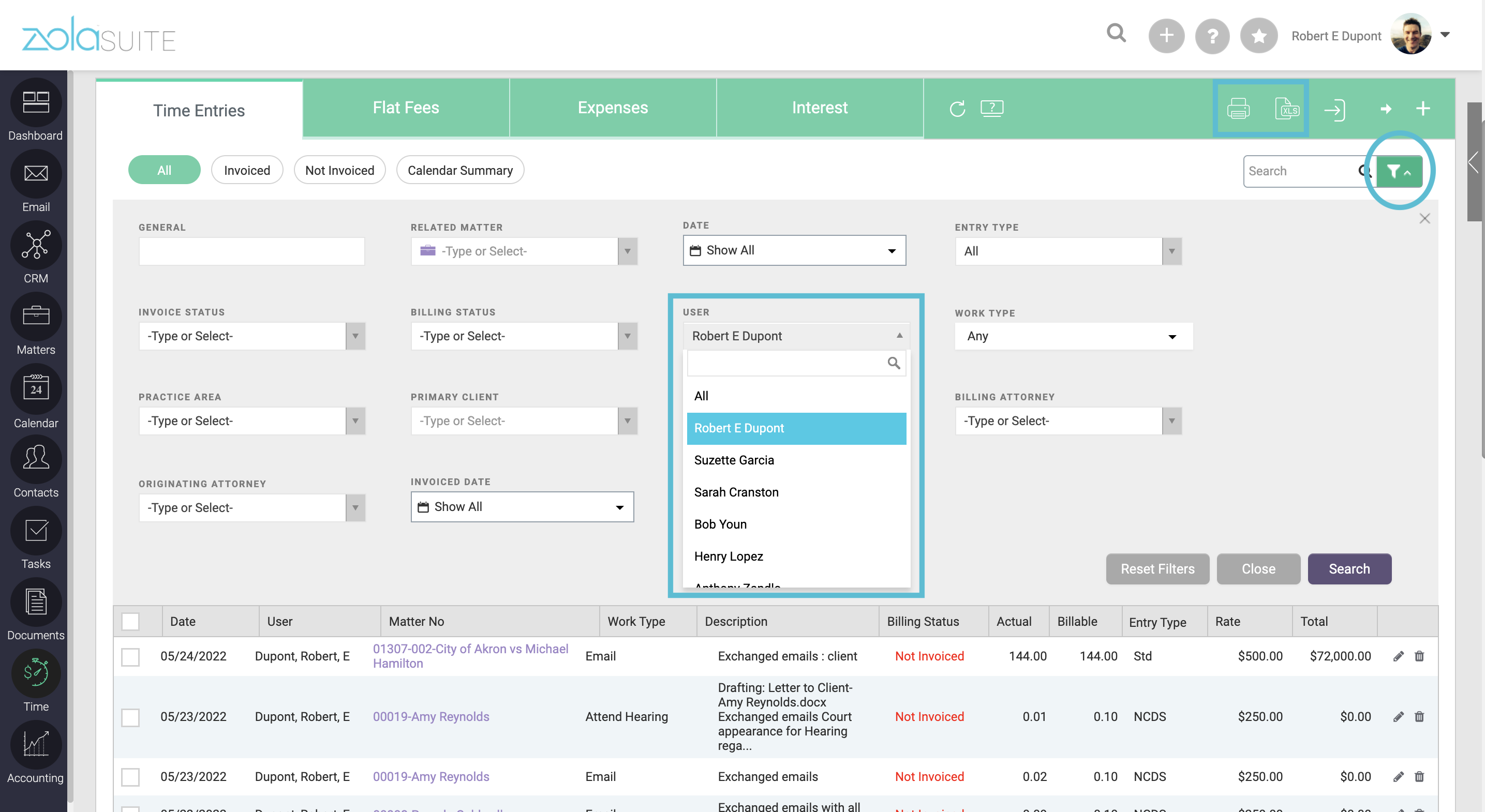 how-do-you-filter-time-entries-by-user