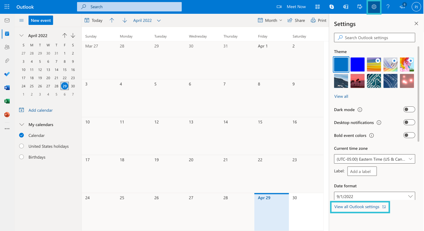 How do I export my calendar from Microsoft Office 365?